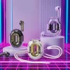 Stereo bluetooth headset vezeték nélküli töltőtokkal, TWS, BT5.4, lila, XO X43 Colorful