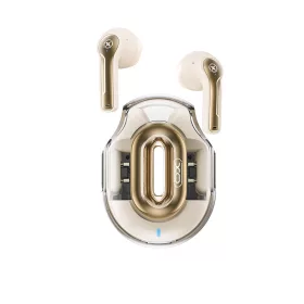   Stereo bluetooth headset vezeték nélküli töltőtokkal, TWS, BT5.4, bézs, XO X43 Colorful