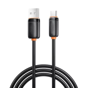  Type-C gyorstöltő adatkábel, 15W / 3A, 1M, fekete, XO-NB302
