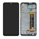 Samsung Galaxy A23 4G LCD + érintőpanel kerettel, fekete, SM-A235