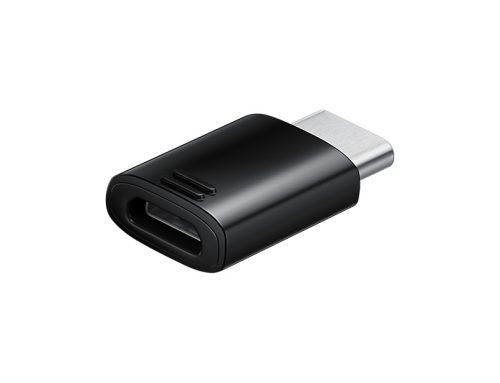 Samsung EE-GN930 (GH98-40218A) S8 S8+ fekete gyári micro usb-Type-C adapter