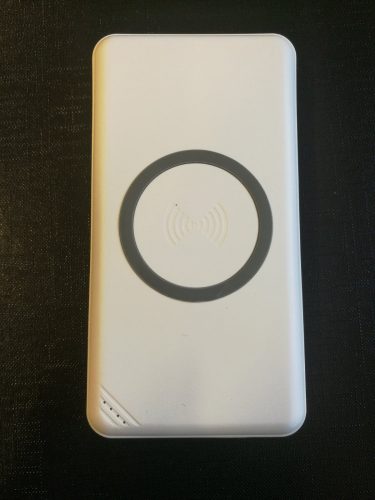 DEJI DJ-121 vezeték nélküli (wireless) fehér power bank 8000mAh