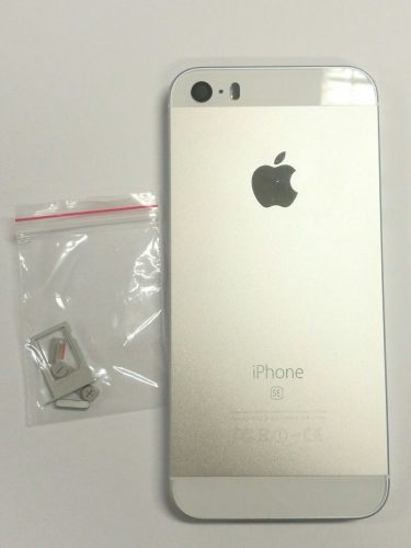 iPhone SE silver/ezüst készülék hátlap/ház/keret