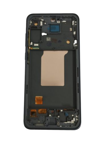 Samsung Galaxy A55 LCD + érintőpanel kerettel, OLED, sötétkék, SM-A556