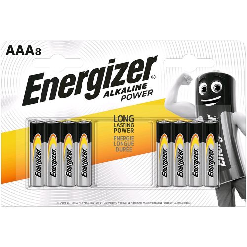 Energizer Alkaline Power LR03 AAA alkáli ceruza elem (8db)