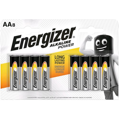 Energizer Alkaline Power LR6 AA alkáli ceruza elem (8db)