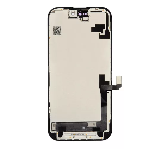 iPhone 16 LCD + érintőpanel, fekete, INCELL, LA (6,1")