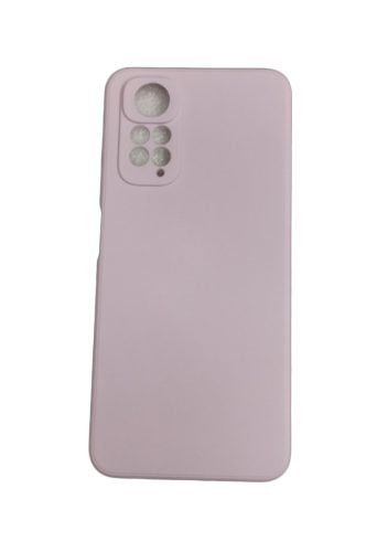 Xiaomi Redmi Note 11 Pro 4G/5G szilikon tok, matt, velúr belső, lila, Silicone Case
