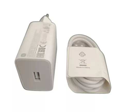 Xiaomi hálózati töltőfej 1xUSB, 3A / 15W, gyári, fehér, MDY-18-EG + Type-C adatkábel (CSOMAGOLÁS NÉLKÜLI)