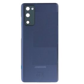   Samsung Galaxy S20 FE 4G / 5G gyári készülék hátlap, bontott, kamera lencsével, kék, SM-G780, SM-G781