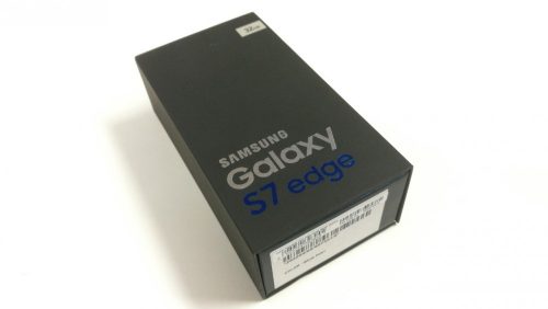 Samsung G935F Galaxy S7 Edge 32gb EU ezüst mobiltelefon doboz