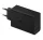 Samsung hálózati gyors töltőfej, 2xType-C / 1xUSB, 65W, fekete, EP-T6530NBEGEU (csomagolás nélküli)