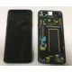 Samsung Galaxy S9 LCD + érintőpanel kerettel, gyári, kék, SM-G960