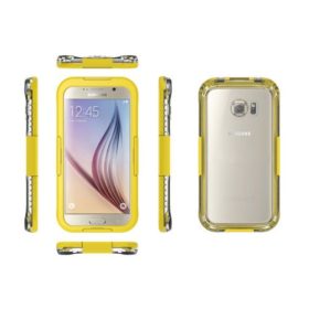 Samsung G920 Galaxy S6 sárga vízálló tok