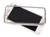 Sony Xperia X (F5121) szilikon tok, átlátszó / ezüst, színes keretes