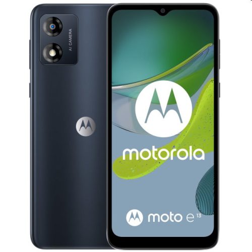 Motorola Moto E13 DS (2GB / 64GB) fekete (Cosmic Black) mobiltelefon