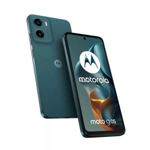 Motorola Moto G05 mobiltelefon, 4GB/64GB, dual sim, zöld (Forest green)