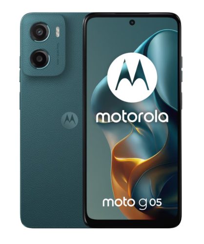 Motorola Moto G05 mobiltelefon, 4GB/128GB, dual sim, zöld (Forest green)