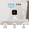 Blink Mini beltéri biztonsági kamera, 1080p HD video, mozgásérzékelés, fehér