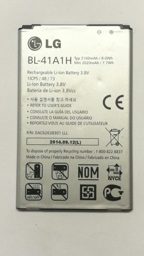 LG BL-41A1H F60 D390 gyári akkumulátor 2100mAh