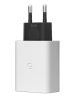Google hálózati Type-C gyors töltőfej, 30W, gyári, fehér (csomagolás nélküli)