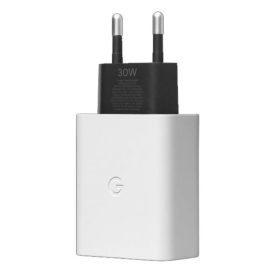   Google hálózati Type-C gyors töltőfej, 30W, gyári, fehér (csomagolás nélküli)