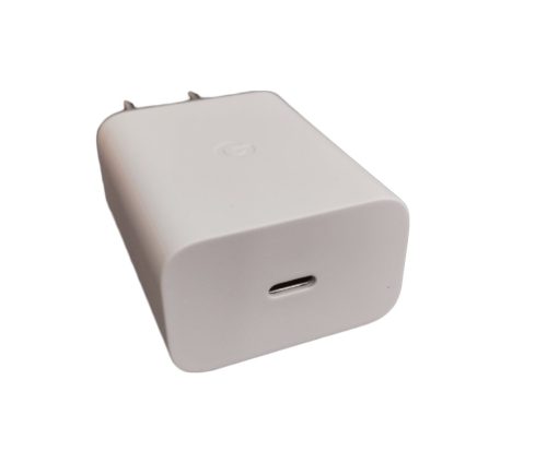 Google hálózati Type-C gyors töltőfej, 30W, gyári, fehér (csomagolás nélküli)