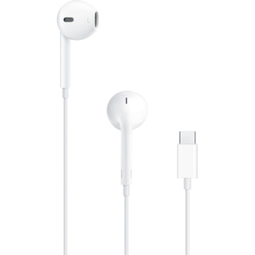 Apple Earpods stereo headset Type-C csatlakozóval, hangerőszabályzós, fehér, (MYQY3ZM/A) (CSOMAGOLÁS NÉLKÜLI)