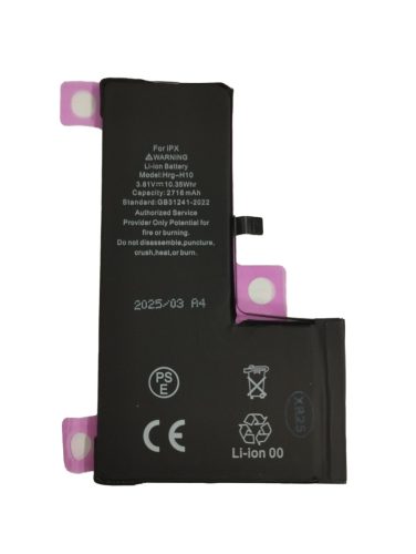 iPhone X (5.8") akkumulátor, 2716mAh