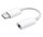 Xiaomi Type-C - Jack 3,5mm audio aljzat adapter, gyári, fehér (csomagolás nélküli)
