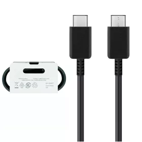   Samsung Type-C - Type-C gyorstöltő adatkábel, gyári, fekete, 0.98M, EP-DG977BBE (CSOMAGOLÁS NÉLKÜLI)