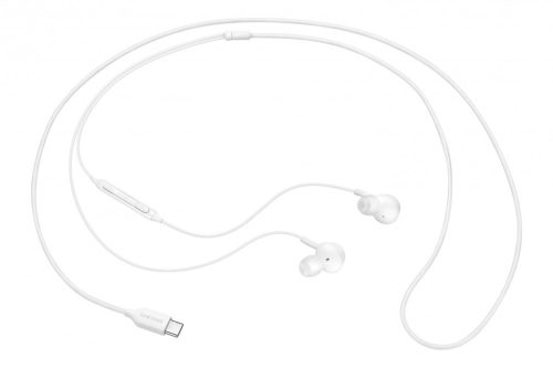Samsung AKG headset Type-C csatlakozóval, gyári, fehér, EO-IC100BW (CSOMAGOLÁS NÉLKÜLI)
