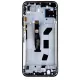 Huawei P40 Lite LCD + érintőpanel kerettel, fekete