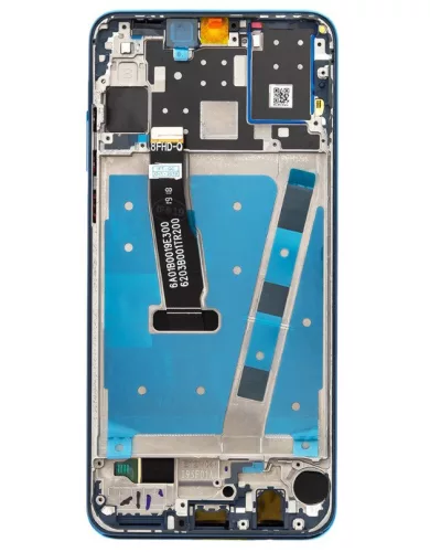 Huawei P30 Lite (2019) LCD + érintőpanel kerettel, kék, 48 MP verzió