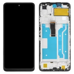   Huawei P Smart 2021 / Y7a / Honor 10X Lite LCD + érintőpanel kerettel, fekete