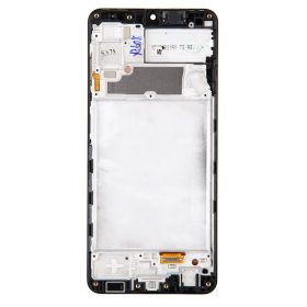   Samsung Galaxy A22 4G LCD + érintőpanel kerettel, gyári, fekete, SM-A225