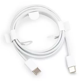   Apple Type-C - Type-C adatkábel, gyári, 1M, fehér, MUF72ZM/A (CSOMAGOLÁS NÉLKÜLI)