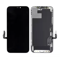   iPhone 12 /  12 Pro LCD + érintőpanel, fekete, Incell (6,1")