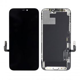   iPhone 12 /  12 Pro LCD + érintőpanel, fekete, Incell (6,1")