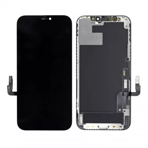 iPhone 12 /  12 Pro LCD + érintőpanel, fekete, Incell (6,1")
