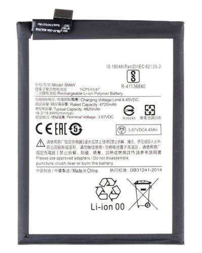 Xiaomi Mi 10T Lite akkumulátor, 4820mAh, BM4W