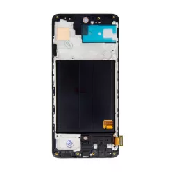   Samsung Galaxy A51 4G LCD + érintőpanel kerettel, OLED, fekete, SM-A515