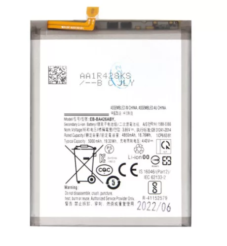 Samsung Galaxy A42 / A32 5G / A72 akkumulátor, 5000mAh, EB-BA426ABY, SM-A426, SM-A326, SM-A725