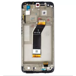   Xiaomi Redmi 10 2022 LCD + érintőpanel kerettel, gyári, fekete