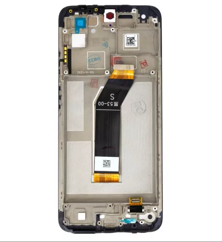 Xiaomi Redmi 10 2022 LCD + érintőpanel kerettel, gyári, fekete