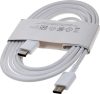 Samsung Type-C - Type-C gyorstöltő adatkábel, gyári, fehér, 1.8M, 3A, EP-DW767JWE (CSOMAGOLÁS NÉLKÜLI)