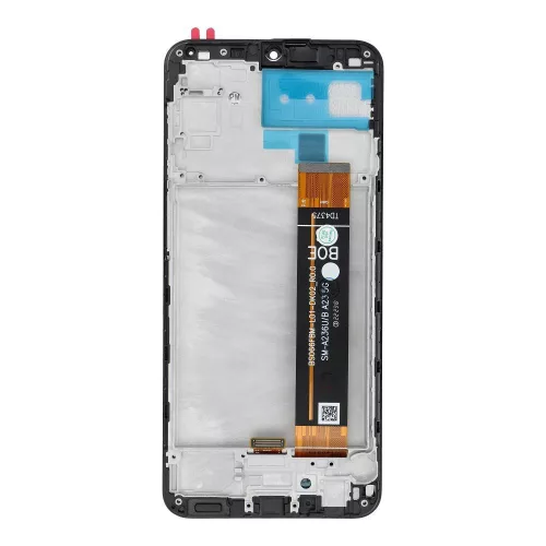 Samsung Galaxy A23 5G LCD + érintőpanel kerettel, fekete, SM-A236