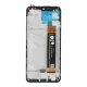 Samsung Galaxy A23 5G LCD + érintőpanel kerettel, fekete, SM-A236
