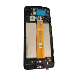   Samsung Galaxy A12 LCD + érintőpanel kerettel, fekete, SM-A125F (CDOT)