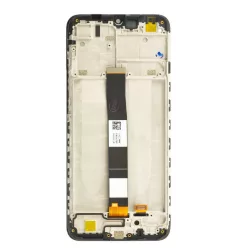   Xiaomi Redmi 9A / 9C / 9AT LCD + érintőpanel kerettel, fekete